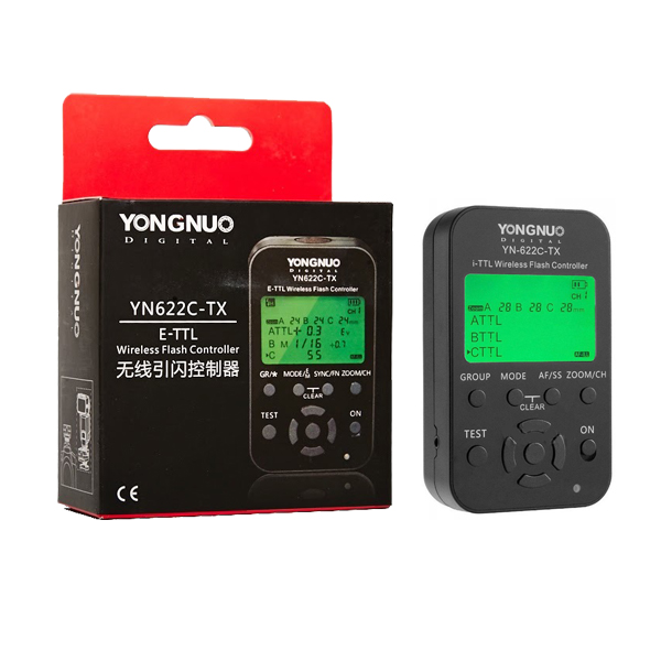 YONGNUO YN622C-KIT Wireless E-TTL Trigger with LED Screen for Canon